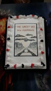 THE CAKE, featuring Patrick Hunter's fabulous cover.